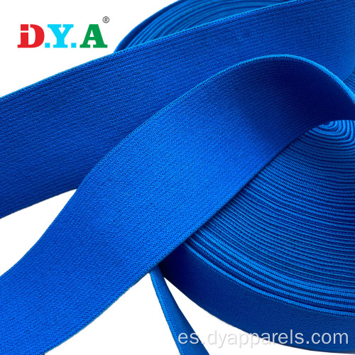 Cintura elástica personalizada de 1.5 pulgadas de ropa interior de nylon suave